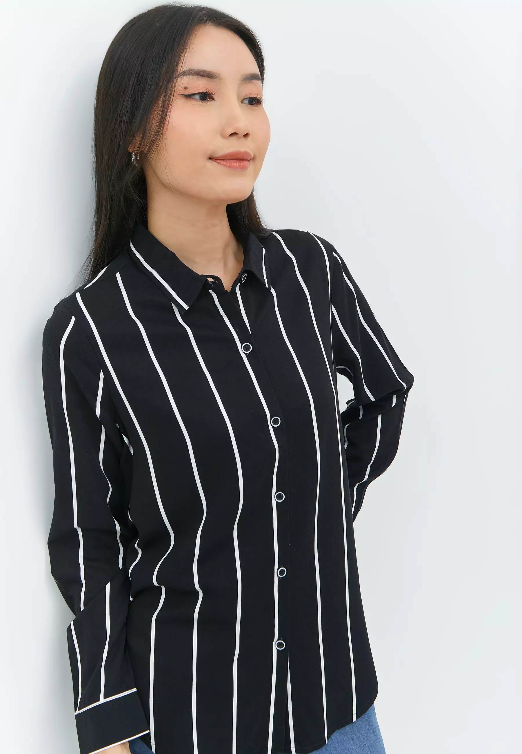 Tatum Black Stripe Shirt (G.11661)