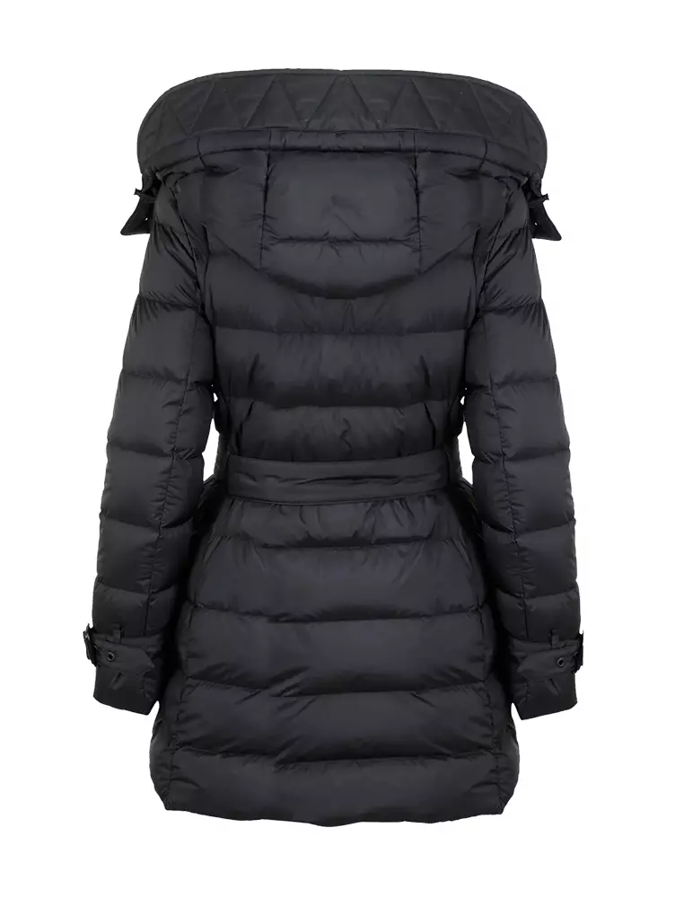 Burberry short puffer coat discount