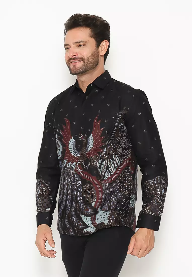 MY AKSA BATIK PRIA KEMEJA PANJANG FURING JIMMY JACINTA