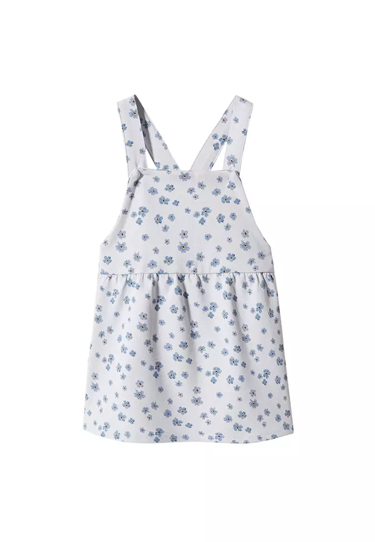 Buy MANGO BABY Floral Cotton Pinafore Dress Online ZALORA Malaysia