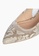 Dune London beige Dune London Bolivia Di  Women Pointed Toe Mesh Detailed Ballerina 51CA7SH05E7746GS_3