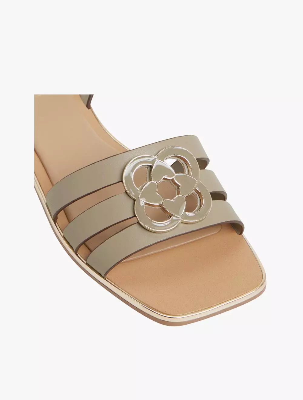 Aldo Francos Flat Sandals - Other Green