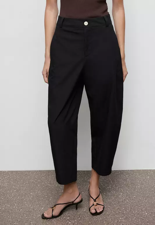 High-Waisted Balloon Trousers