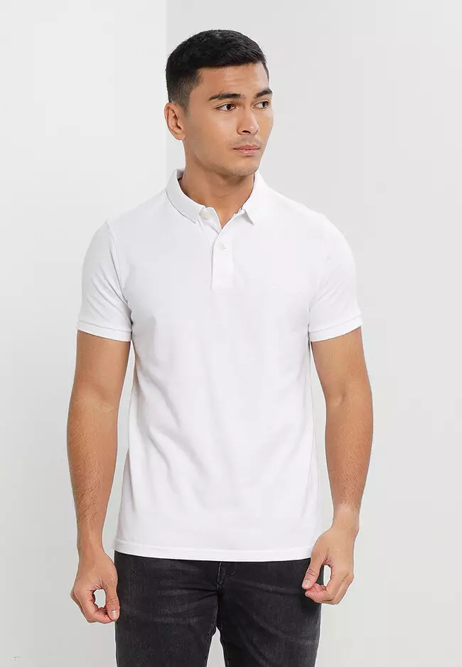 Buy SUPERDRY Classic Pique Polo Shirt - Vintage Logo Emblem Online