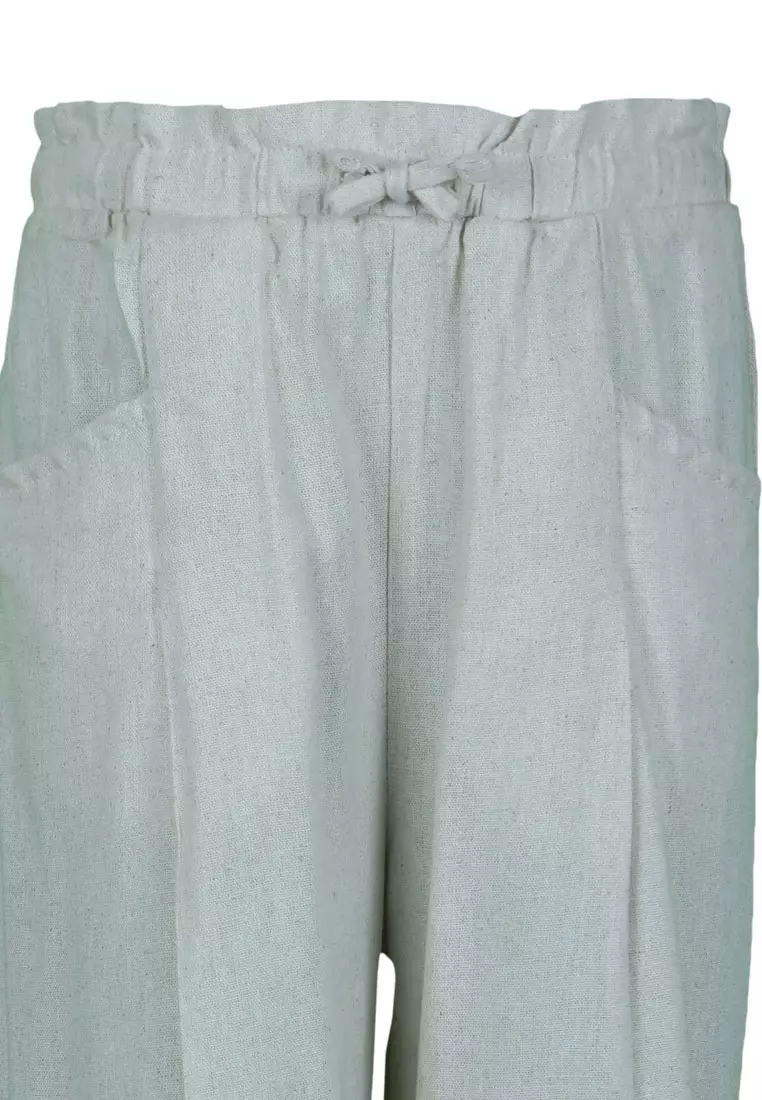 Pito Dito Girl Ramsay Celana Panjang Kulot Anak Beige - Size 4