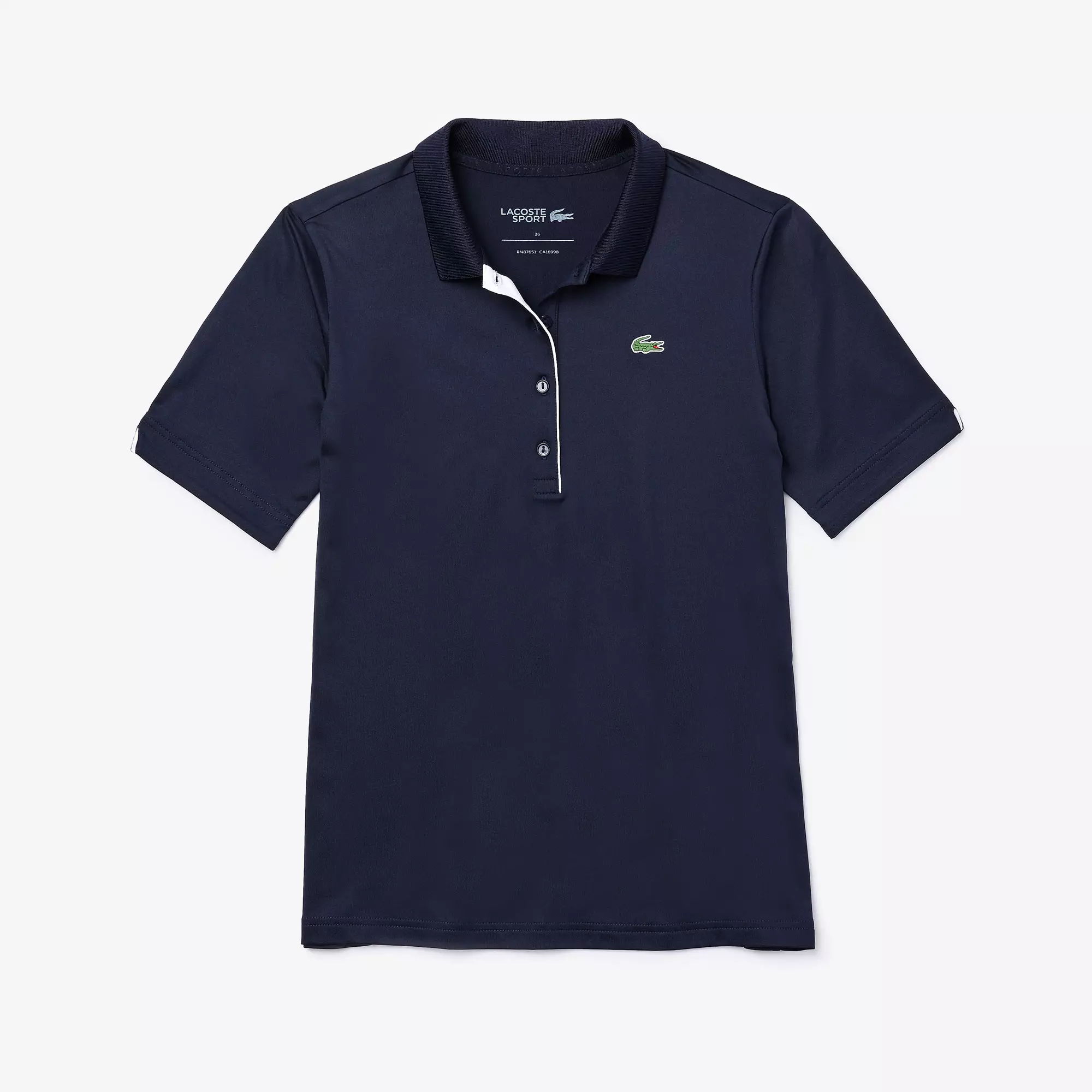 Women's Lacoste SPORT Breathable Stretch Golf Polo Shirt