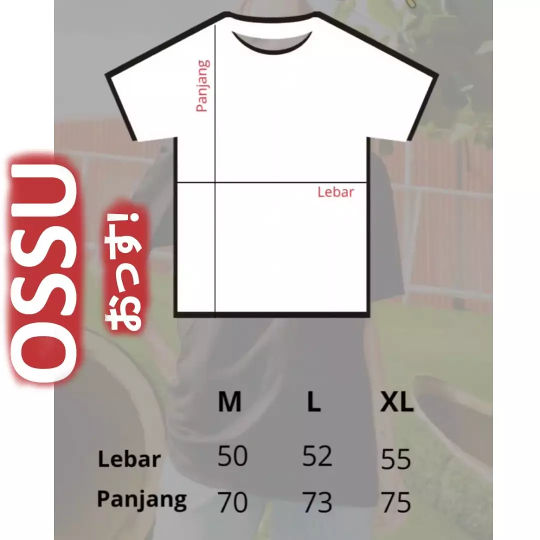 Ossu Stripe Black and White Tshirt