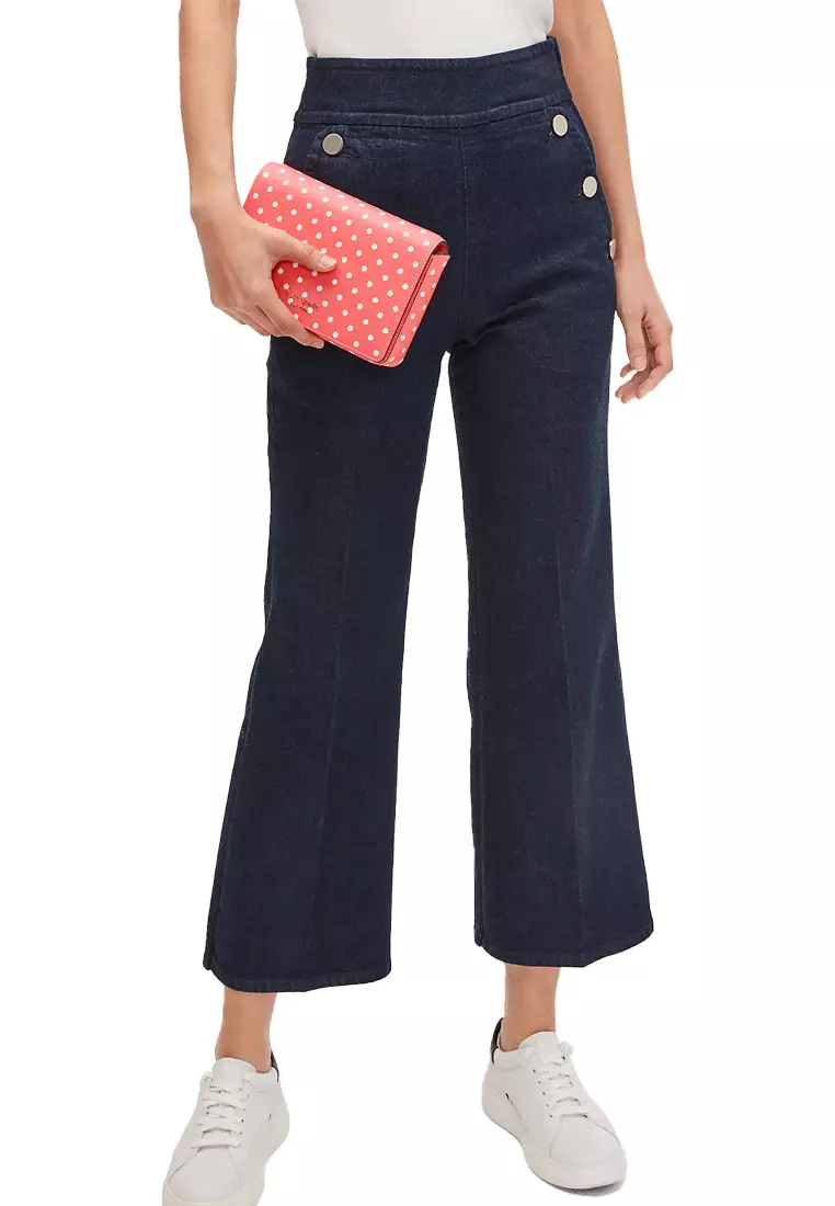 Kate Spade Kate Spade Spencer Dots Chain Wallet Peach Melba Multi