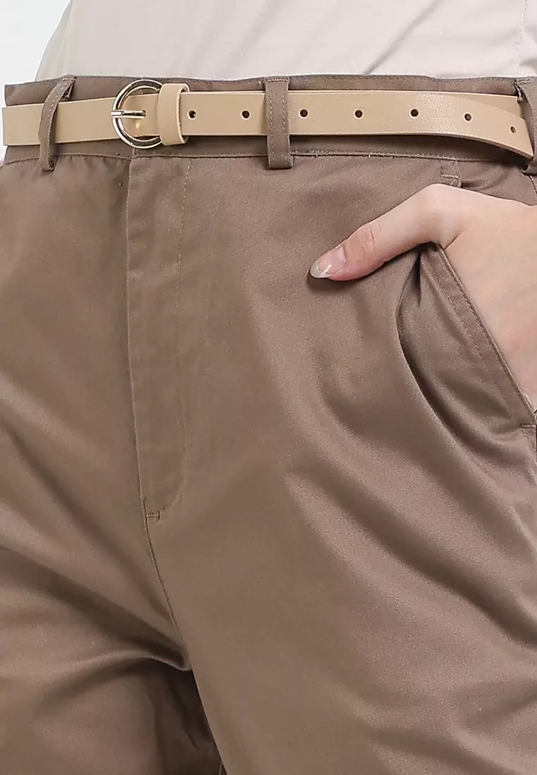 Inizia Tapered Pants With Belt