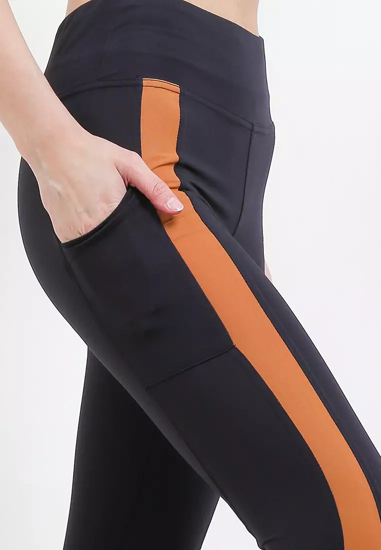 Celana Panjang Legging Olahraga Ladies Sport Long Pants Active Sport Olahraga Senam Yoga Pilates Gym Ketat Spandex