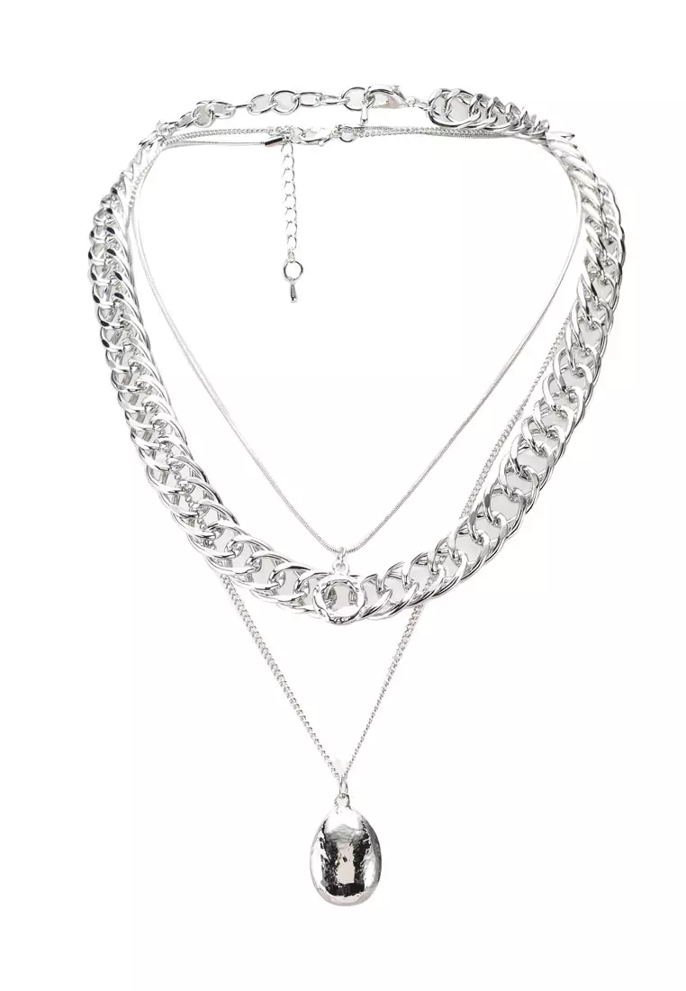 Buy Red s Revenge Organic Charm Layered Chain Necklace 2024 Online