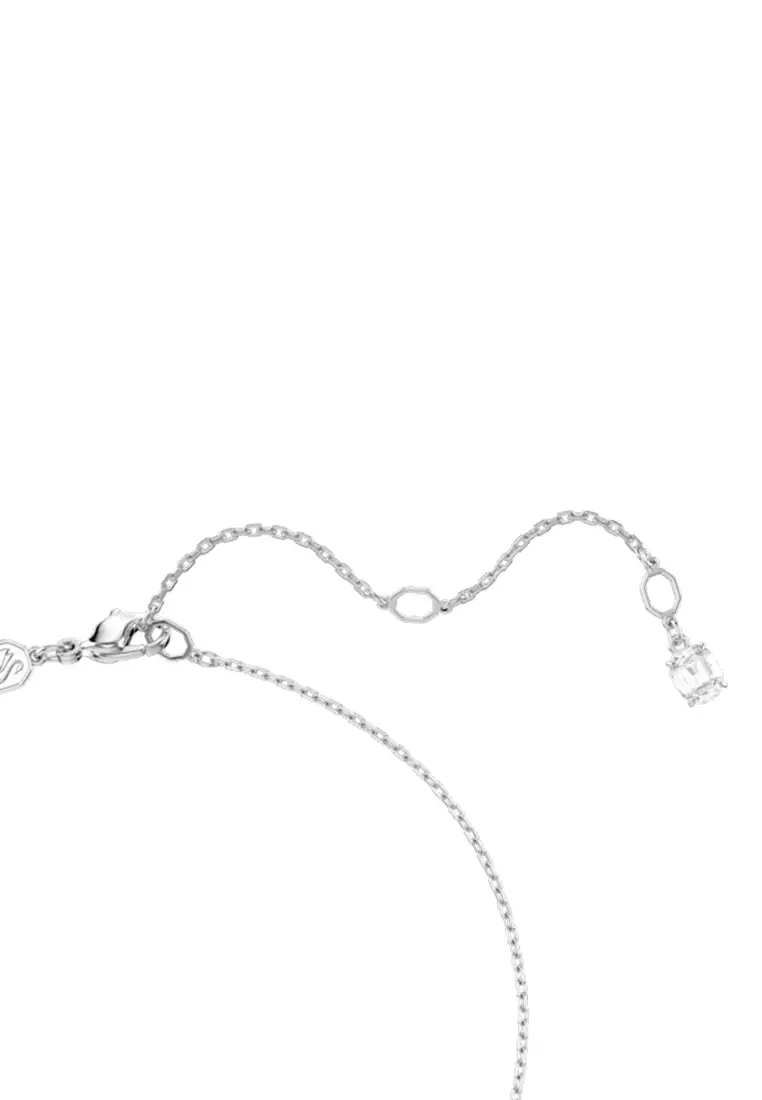 Ariana Grande X Swarovski Set, Mixed Cuts, Heart, White, Rhodium Plated