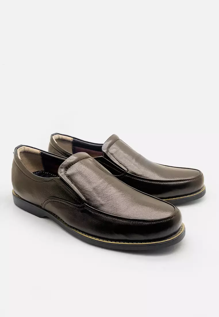 James Men Formal Slip On Cow Leather Workwear