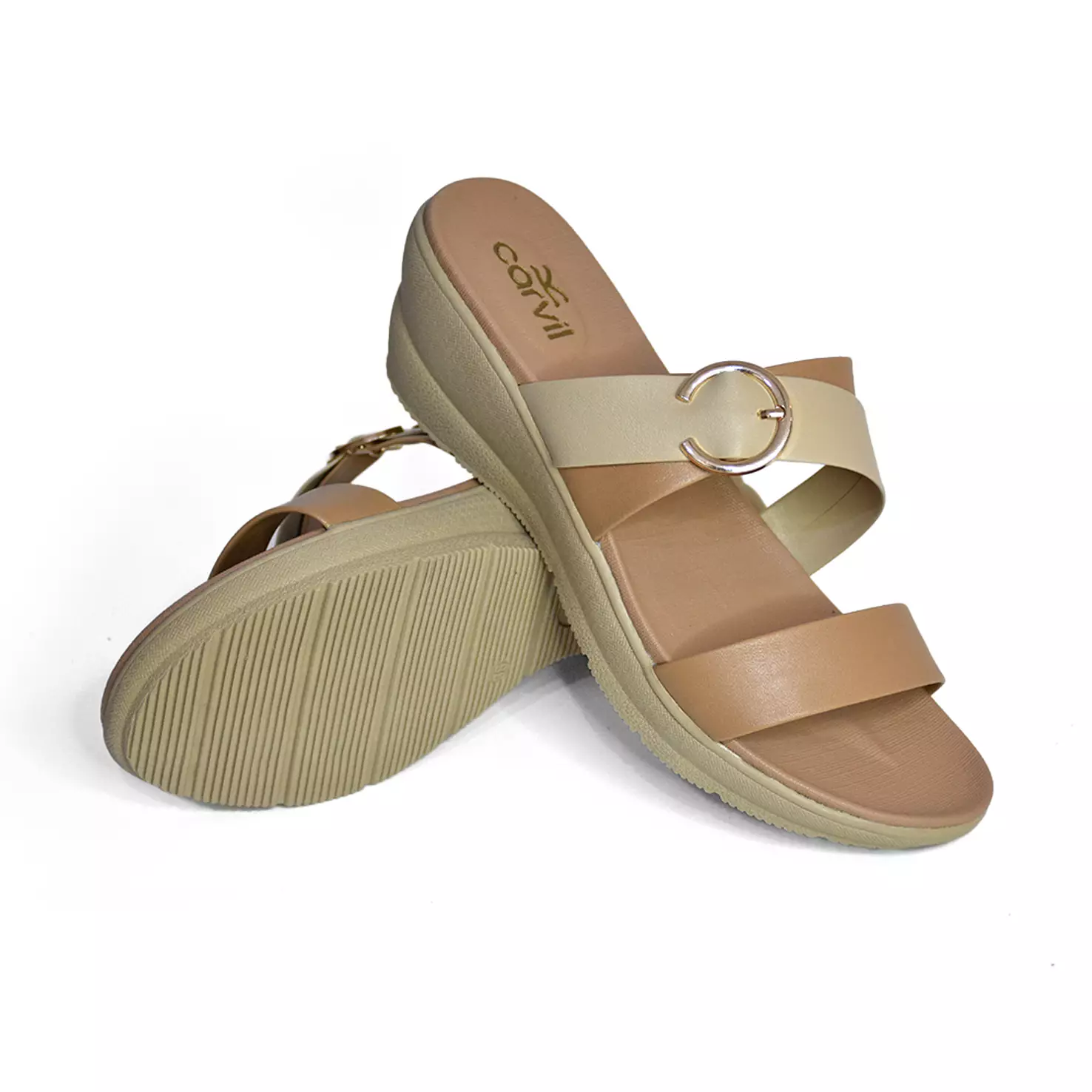 Carvil Sandal Wanita Kirishima-02 L Mocca
