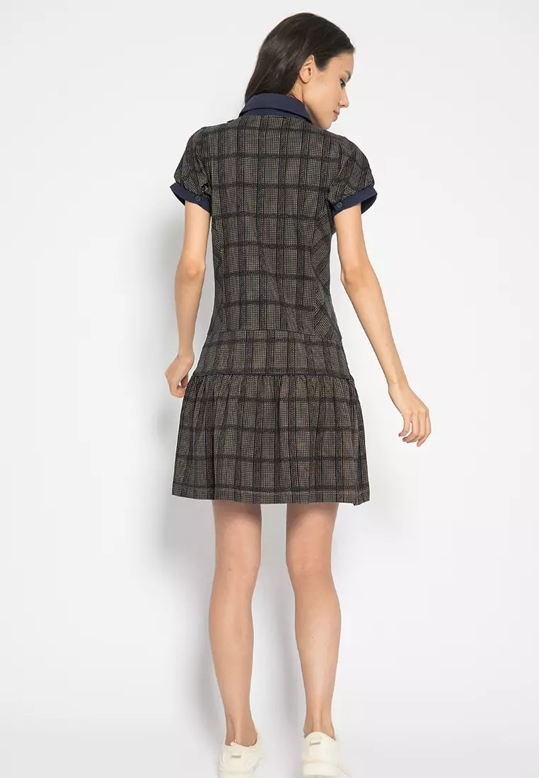 LGS - Kaos Dress Casual Wanita Warna Kombinasi LLTS.520.HD105A.026.7C