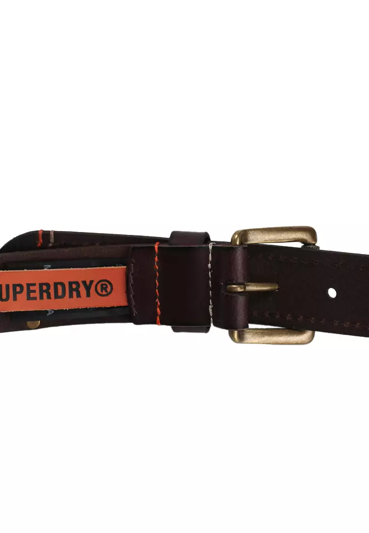 Buy Superdry Branded Buckle Goods Belt 2025 Online ZALORA