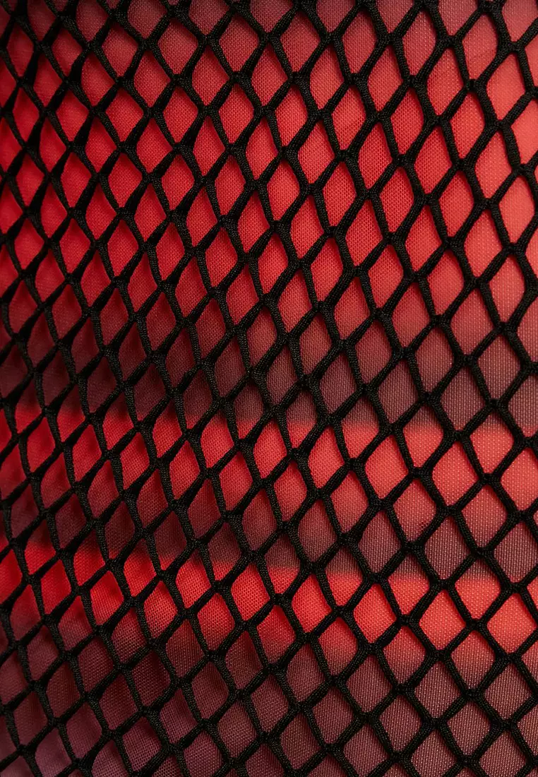 Ombre Mesh Overlay Dress