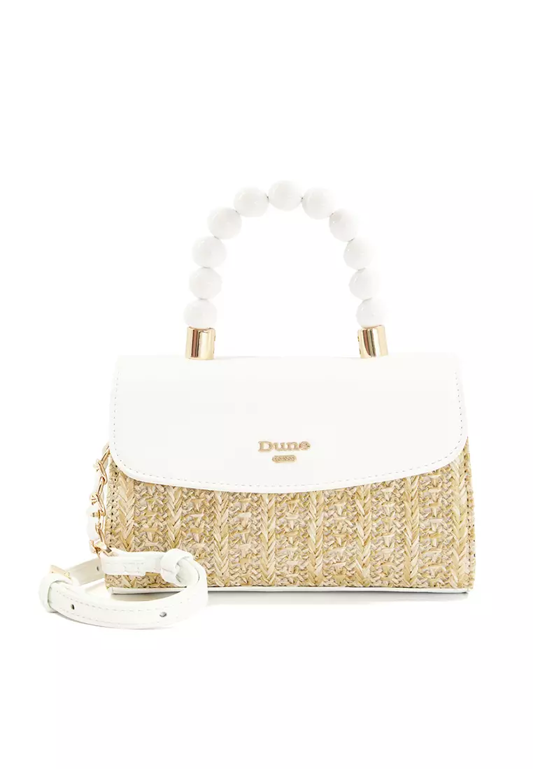 White grab online bag