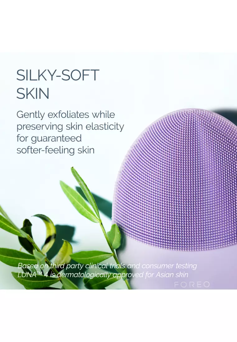 FOREO LUNA 4 Smart Facial Cleansing & Firming Massage Device for Sensitive Skin
