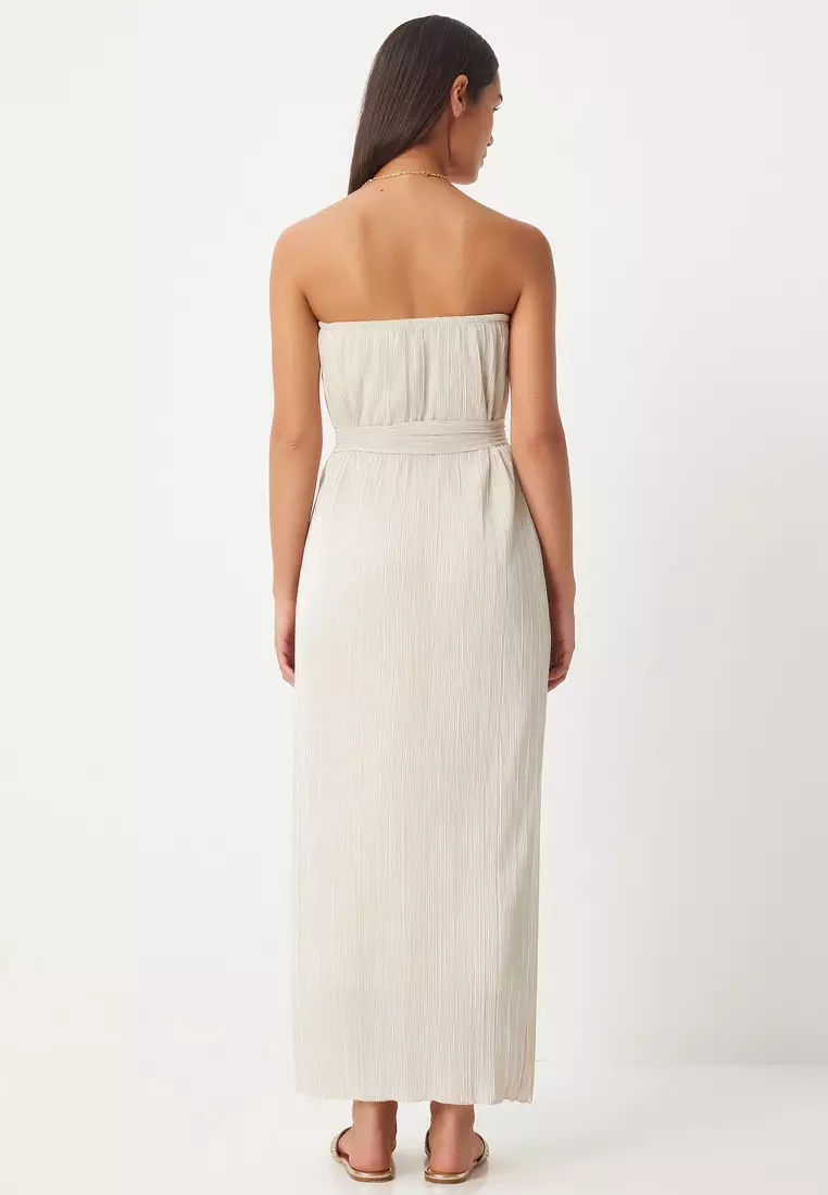 Pleated Maxi Dress