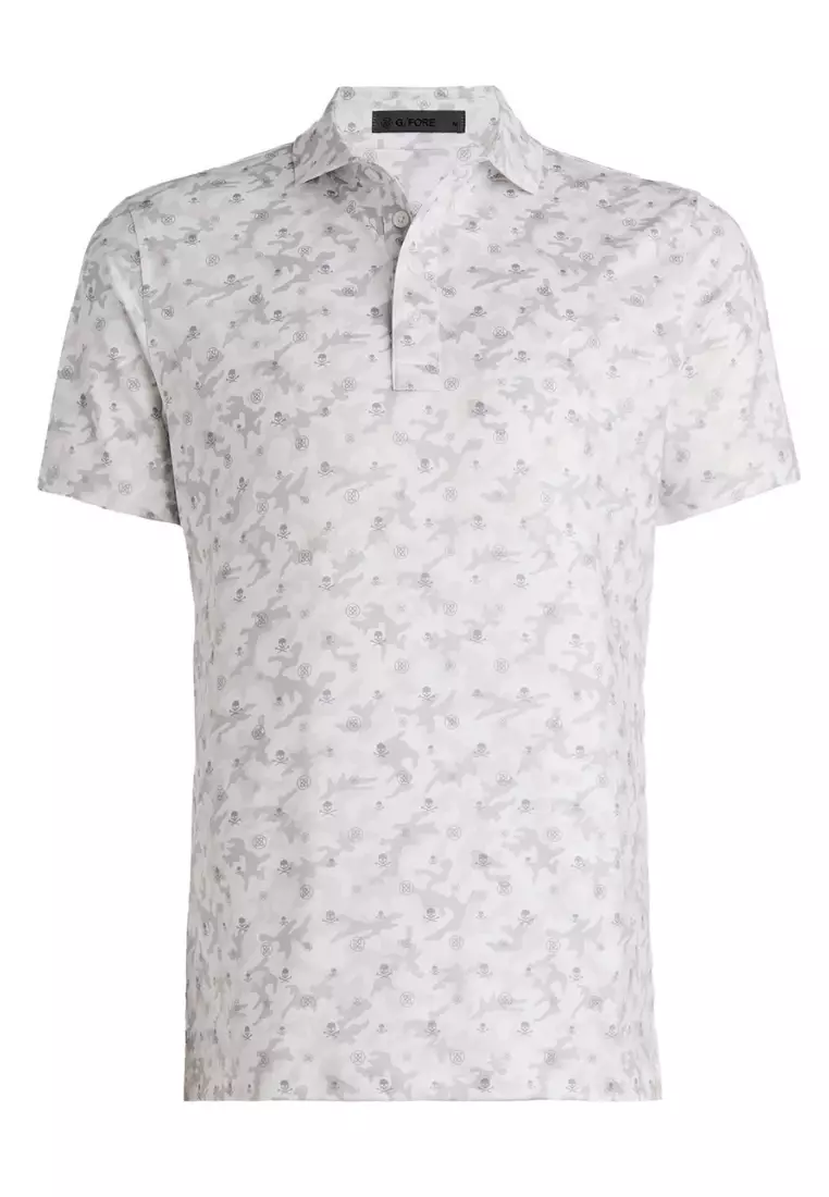 Buy G/FORE G/FORE Men’s Mapped Icon Camo Tech Jersey Golf Polo Shirt ...