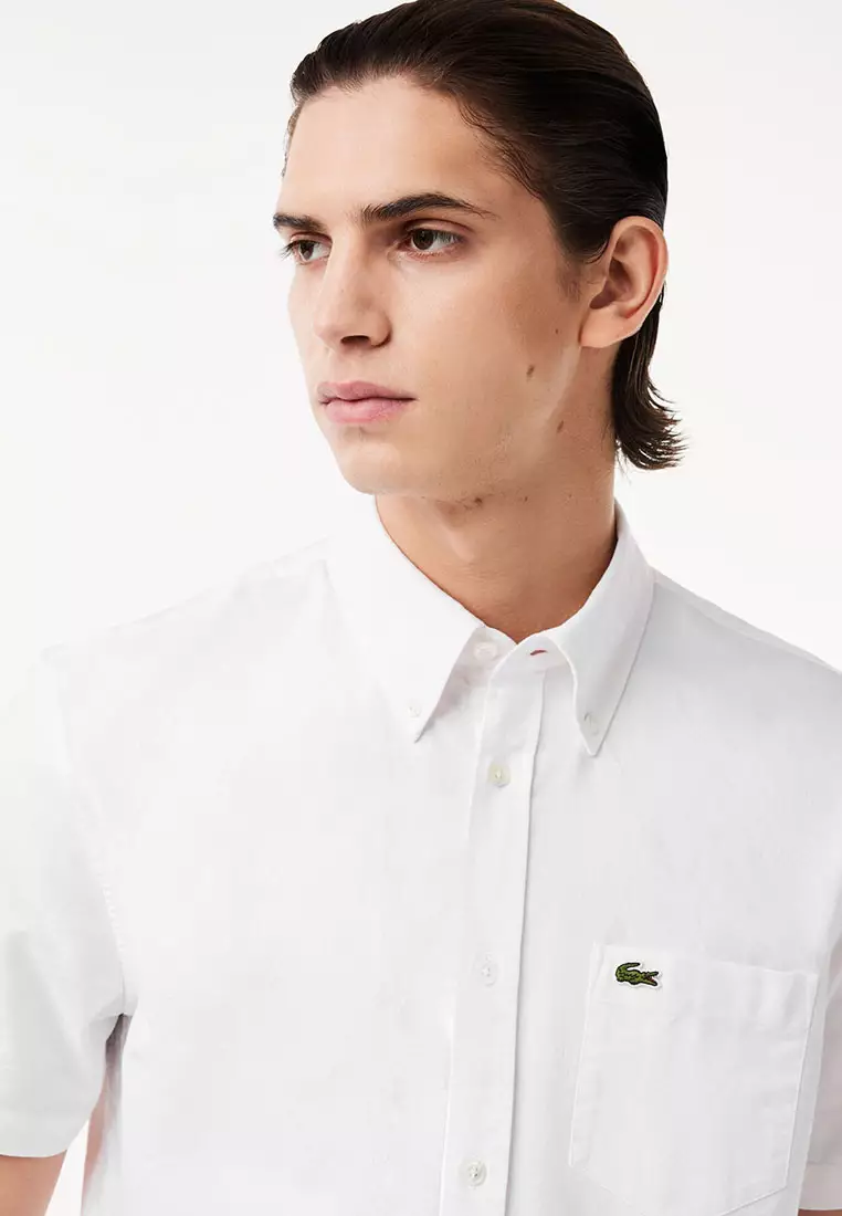 Regular Fit Short Sleeved Oxford Shirt