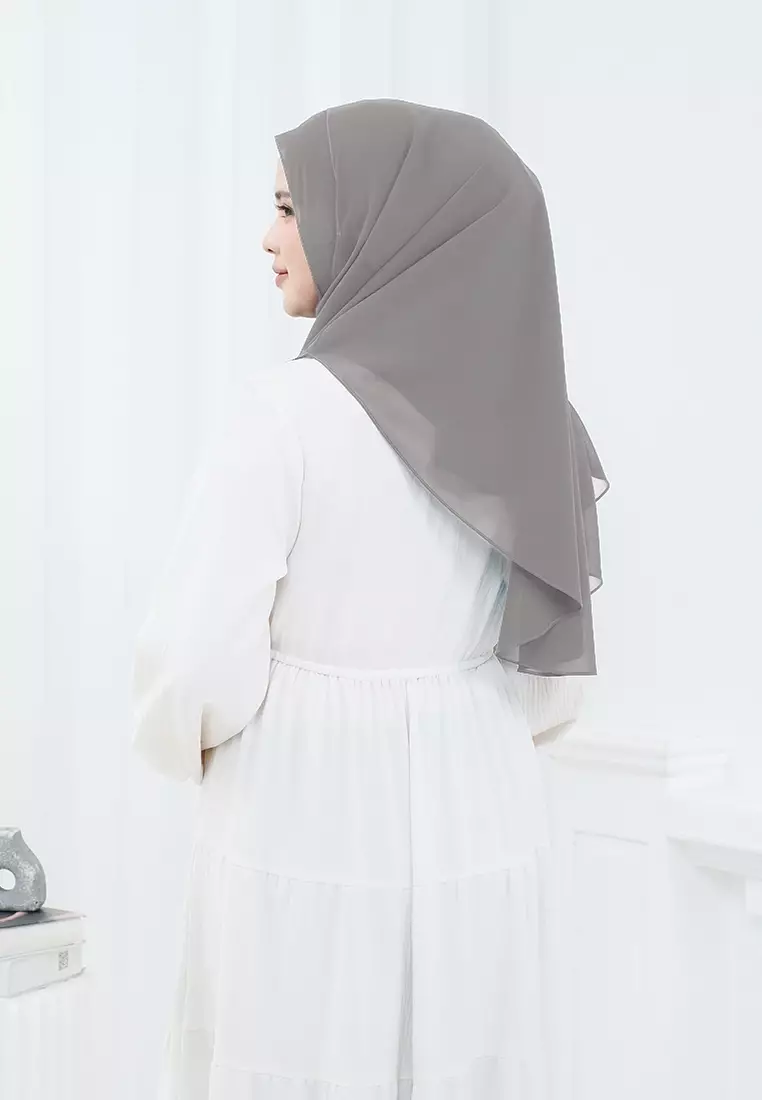 HIJAB INSTAN ZHAZA - MONKEY GREY