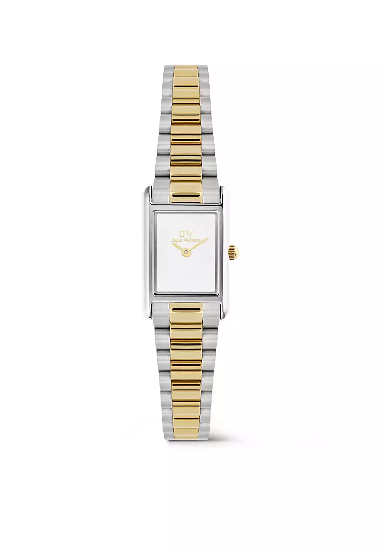Bound Mini 3-Link White Two Tone Gold - Women Watch stainless steel watch DW Official Authentic Original