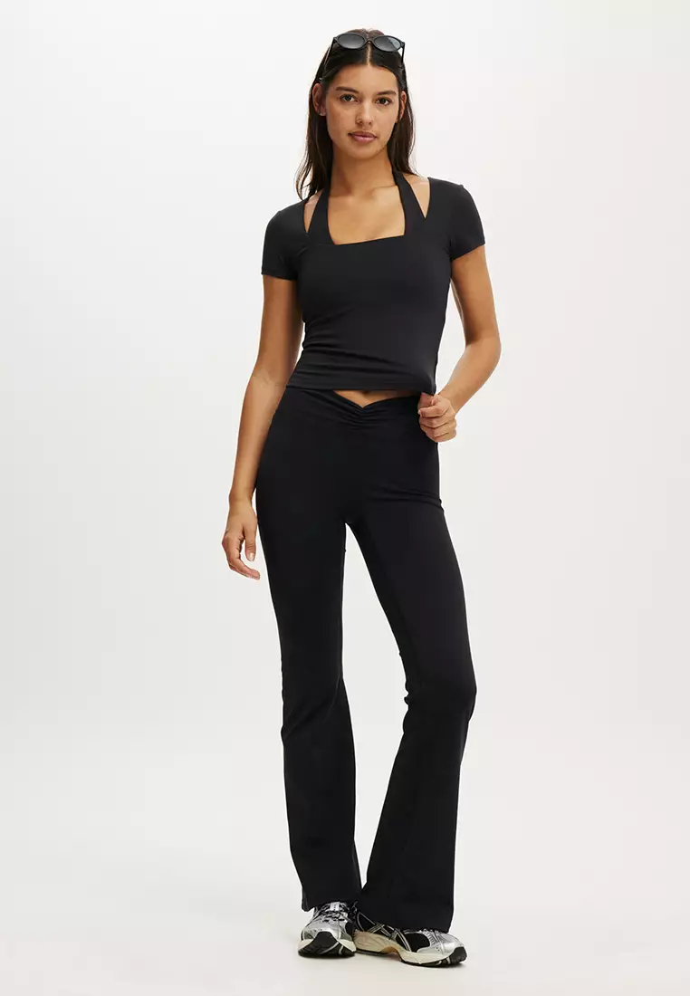 Ultra Soft Square Neck Fitted T-Shirt