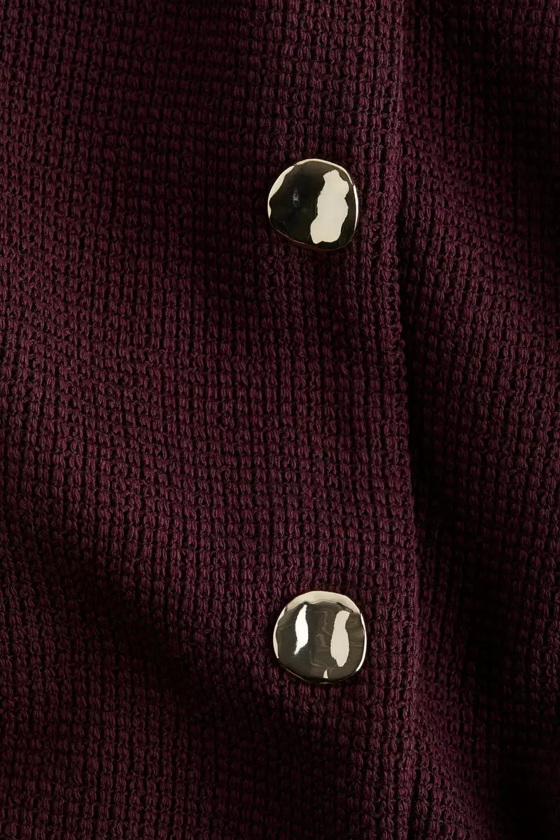 Textured jersey waistcoat