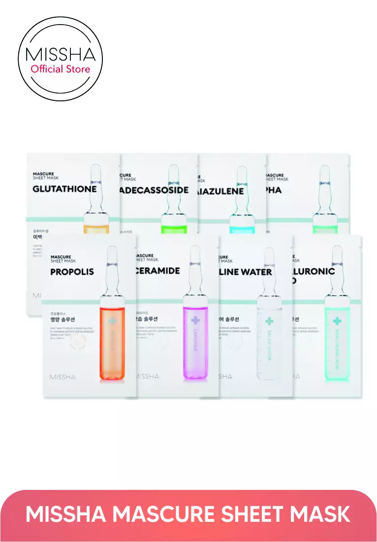 MISSHA MASCURE PEELING SOLUTION SHEET MASK [PHA]