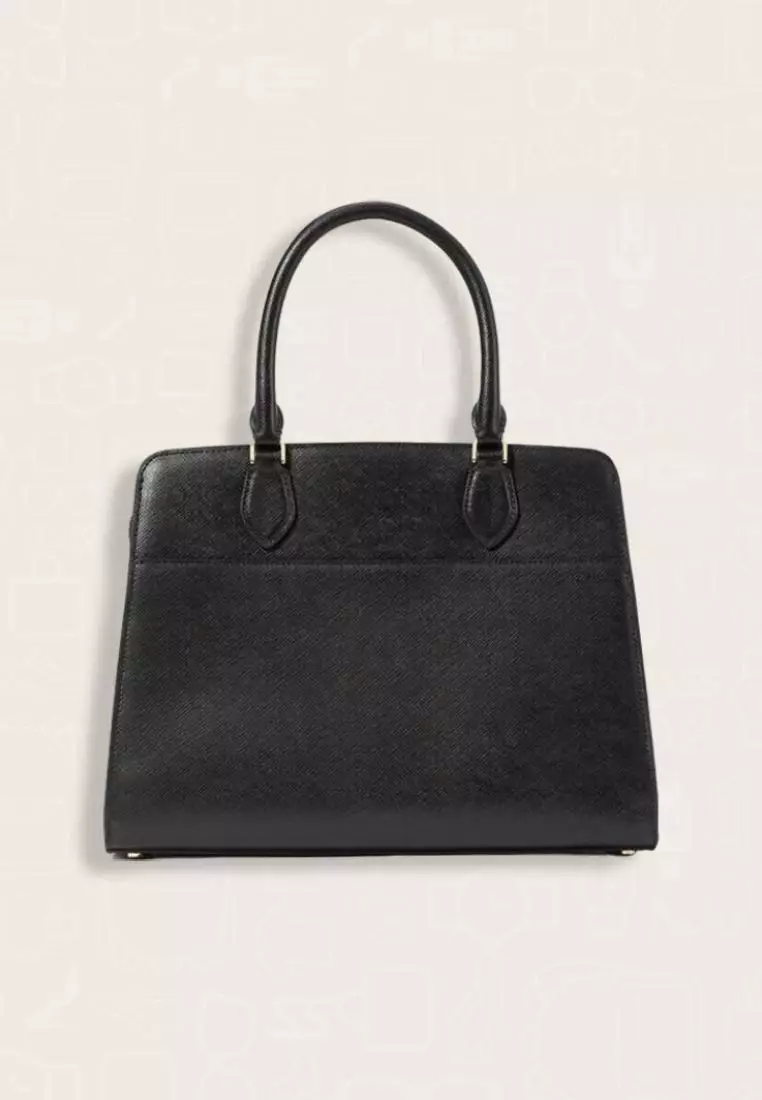 Kate Spade Madison Saffiano Leather Medium Satchel Black