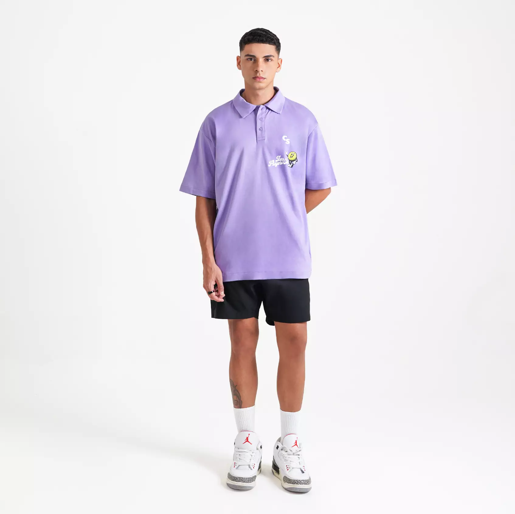 CELCIUS Polo Shirt LIN001337C Purple