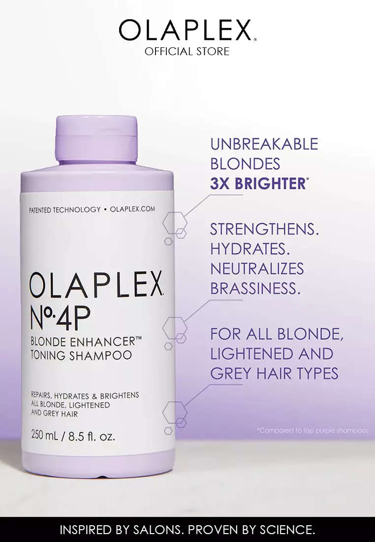 Olaplex No. 4P Blonde Enhancer Toning Shampoo 250ml