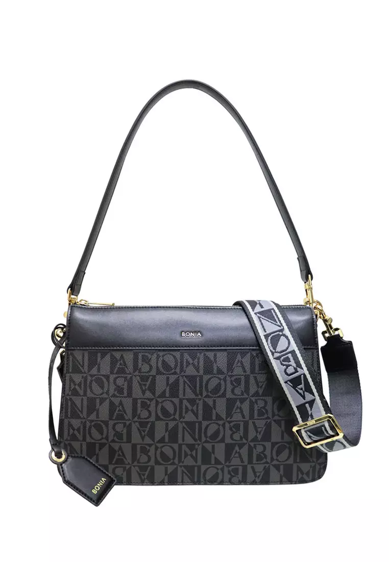 Bonia Martina Monogram Shoulder Bag