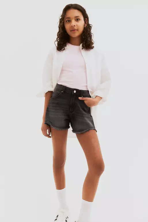 Denim shorts