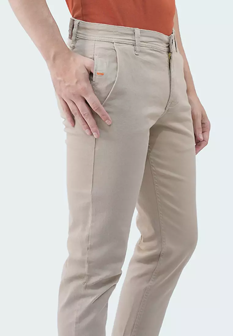 LGS - Celana Panjang Pria -  Chinos Collection - Stretch Katun - Color Series - Reguler Fit - CCT.455.S055