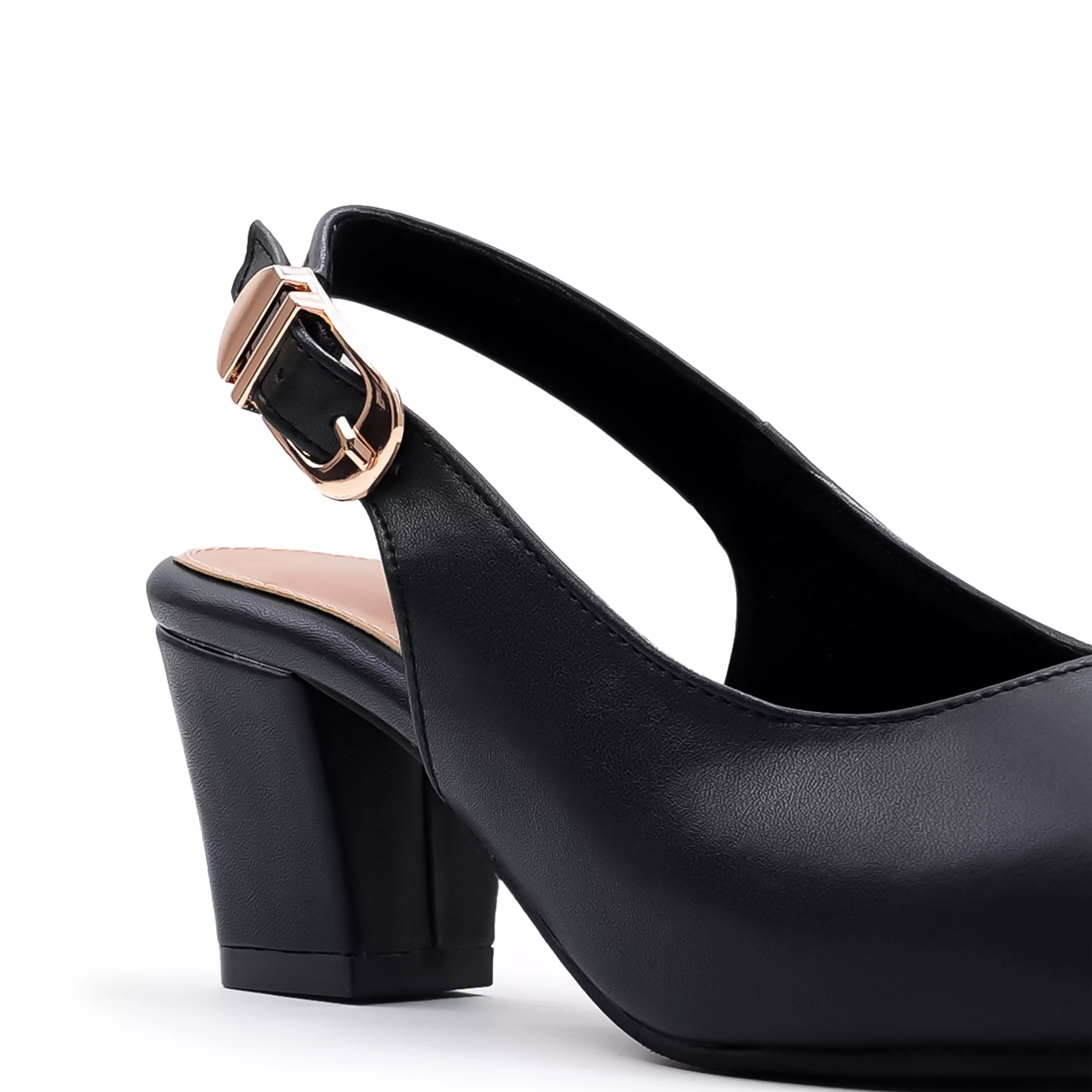 PATRIS Lenora Mules Heels Wanita / Slingback Hak 5 Cm