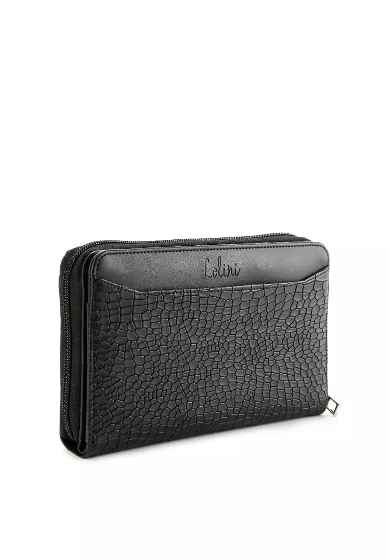 Angela Croco Wallet Bl