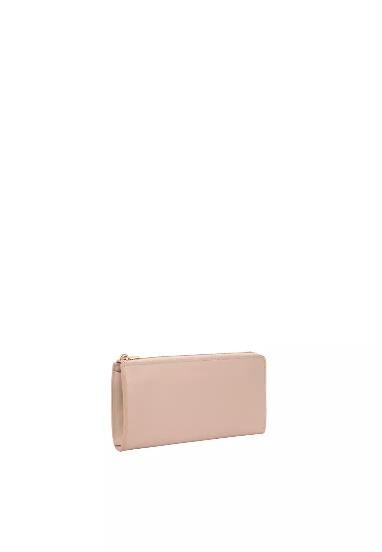 L-Zip Long Wallet - Pastel Pink