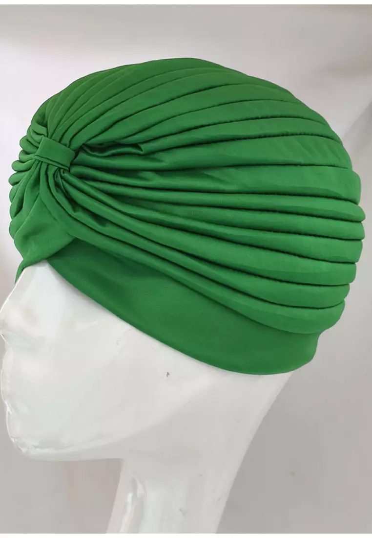 Plain Head Turban Wanita Jolly Green