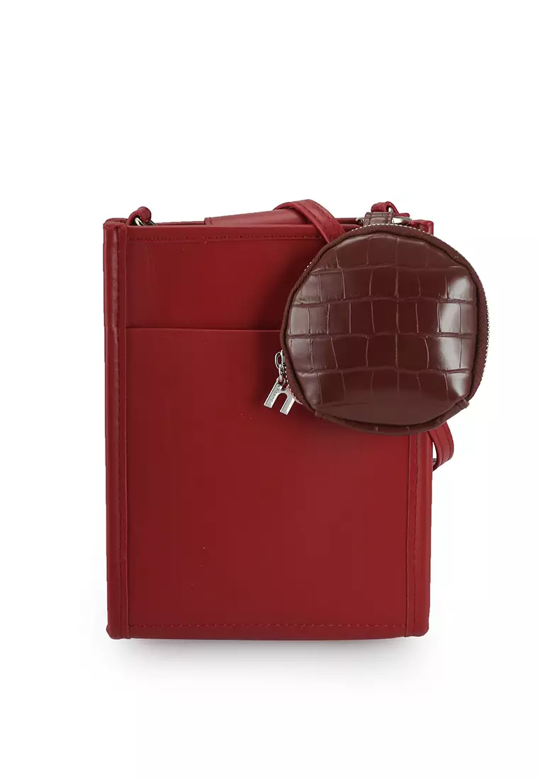 Red square purse outlet