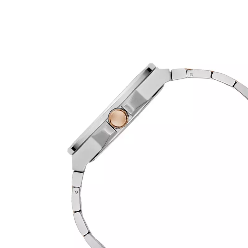 Jam Tangan Pria Guess GW0789G4 Men Blue Dial Dual Tone Stainless Steel Strap