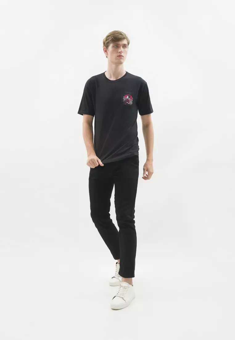 Kaos hitam t shirt polos houseofcuff motif Snake READY HINGGA 4XL