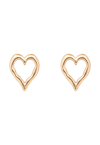 A-Excellence gold Alloy Earring 48EACAC9132C16GS_1