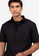 ZALORA BASICS black Drawstring Short Sleeve Shirt 01CEDAA9F6D29EGS_3