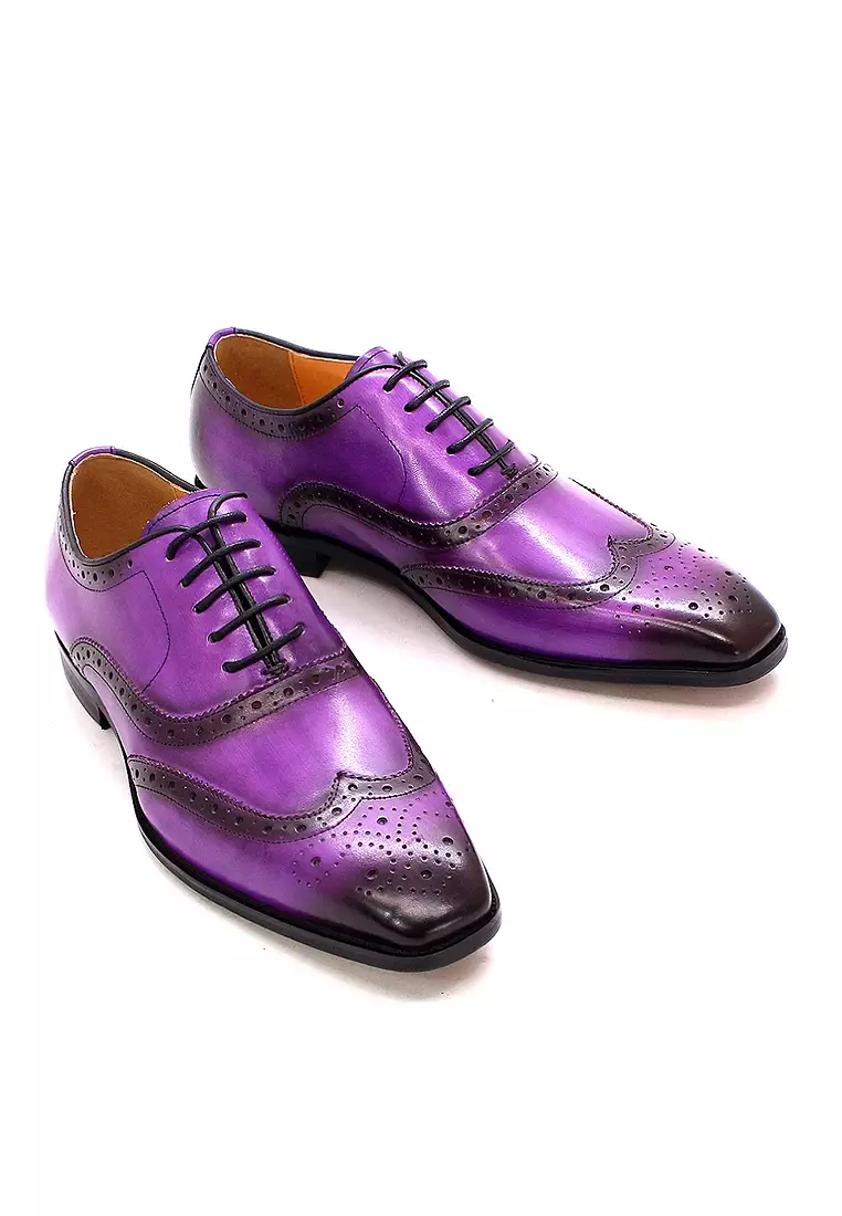 Spring New Men's Side Zipper Comfortable Cowhide Oxford Shoes Fashion Brand Classic Brown Men's Breathable Casual Leather Shoes