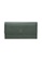 Jack Studio green Jack Studio Top Grain Leather Elegant Flap Button Long Purse 6B795AC8C196EEGS_1