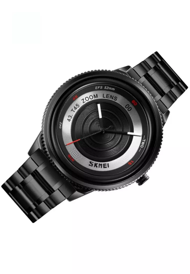 Jam Tangan Analog Pria Waterproof Strap Tali Material Stainless Steel GN32 ORIGINAL