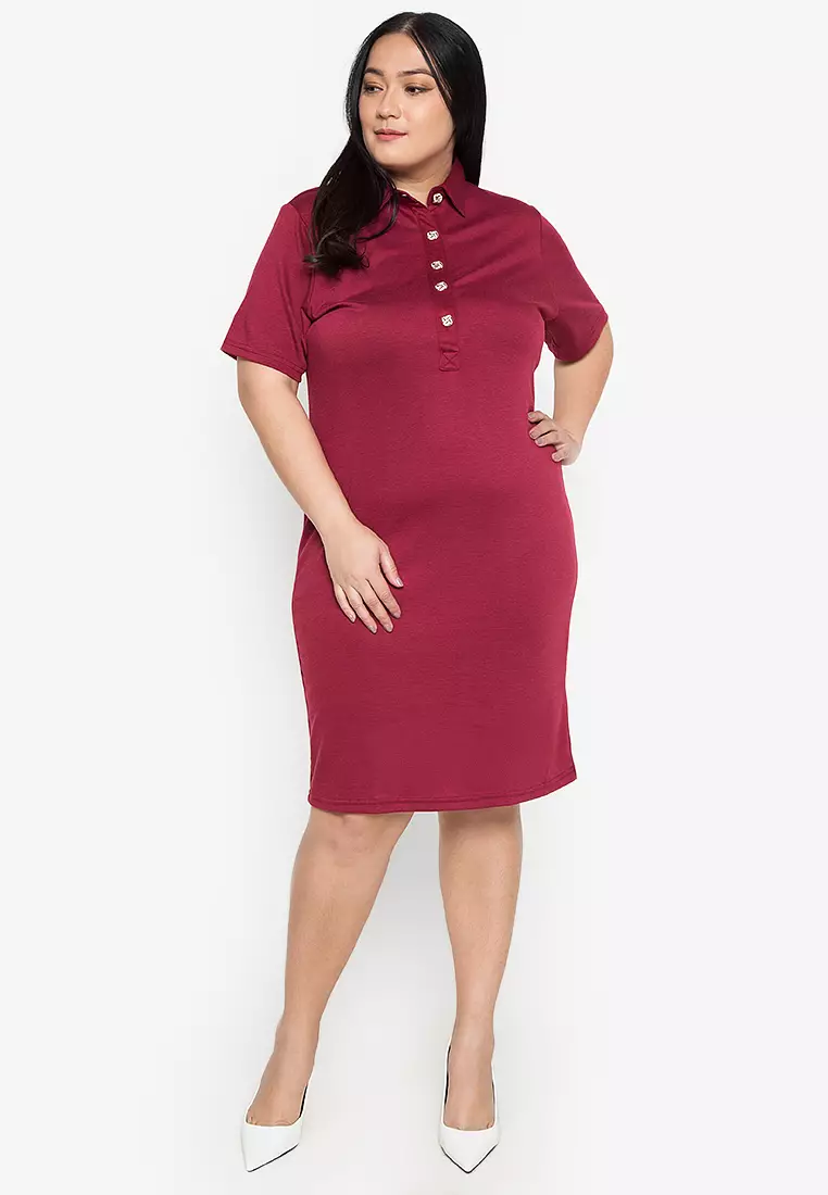 Buy Maxine Plus Size Shirtdress 2024 Online